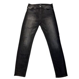 Hudson Womens Black Skinny Jeans Size‎ 29 Mid Rise Stretch 27 Inseam